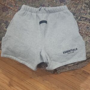 Gray Essential Of God Shorts
